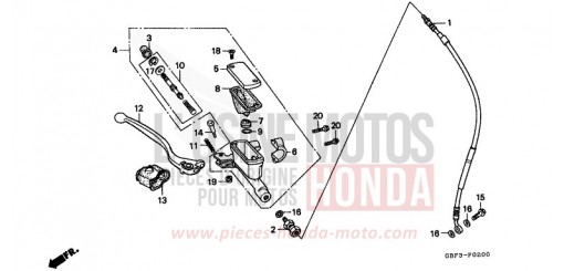 FR. BRAKE MASTER CYLINDER (1) CR80RV de 1997